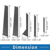 Ford Fiesta (2011-2015) Carbon Fiber Black 10 x Door Pillar Window Trim