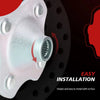 Honda Recon 250 TRX250TE TRX250TM 2 x Rear Axle Wheel Hubs (1997–2024)
