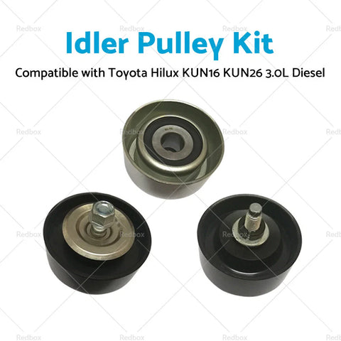 Toyota Hilux KUN16 KUN26 3.0L Diesel 1KD-FTV Idler Pulley Kit (05-15)