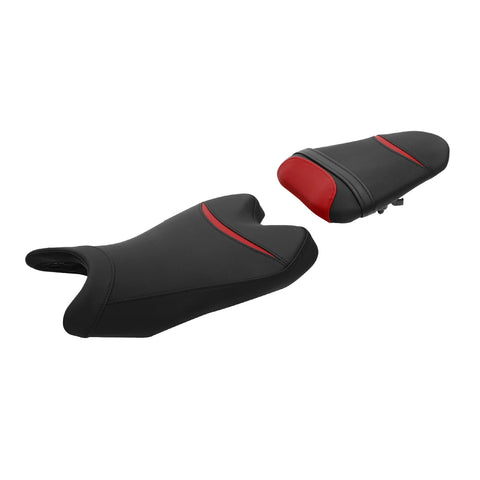 Yamaha YZF R6 Black Red  Piece Driver & Passenger Seats (2008-2016)