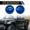 Jeep Wrangler JK (2007-2017) Blue Roof Top Mounting Knob Screw Cover