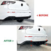 VW Golf 8.5 Rline Rear Bumper Diffuser Lip Cover (2024-2025)
