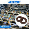 Oil Seal / 18x28x7mm / Seal Ring Rotary Shaft Seal FKM Rubber Brown 2 x
