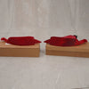Ford Fiesta MK7 2 x Rear Bumper Reflector Lenses Red (2010-2015)