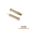 Harley Sportster XL 883 Brass Foot Pegs (1997-2019)