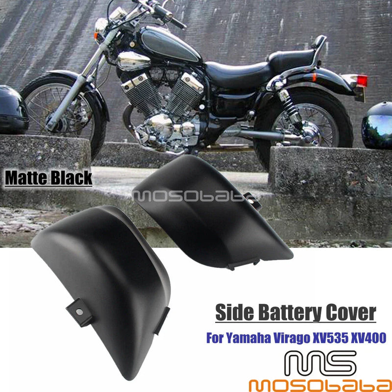 Yamaha Virago XV535 XV400 Left & Right Body Battery Side Covers Pair (1987-1999)
