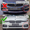 BMW 5 Series G30 G31 Chrome Front Bumper Fog Lamp Light Cover (2016–2020)