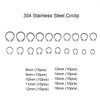 Universal 100Pcs/Set External Circlip Retaining Ring