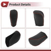Subaru Forester (2006-2012) - Black Brown Faux Leather Car Gear Shift Knob Cover