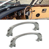 Classic Car Interior Door Pull Handle / Pair / Chrome