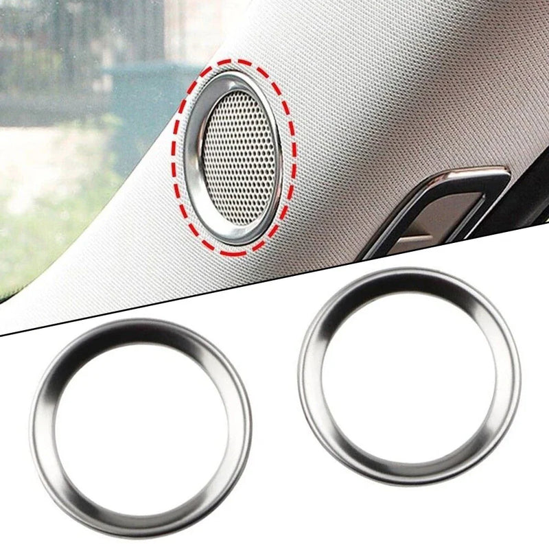 Mazda CX-5 2 x Car A Pillar Speaker Ring Frame Sound Circle Trim (2017–2022)