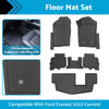Ford Everest XPE Waterproof Anti-Slip Floor Mat Set (2022-Current)