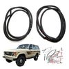 Toyota Land Cruiser Wagon 1980-1990 Front Door Weatherstrip Set