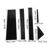 Dodge Grand Caravan 10 x Door Cover Panel Pillar Stickers (2011-2020)