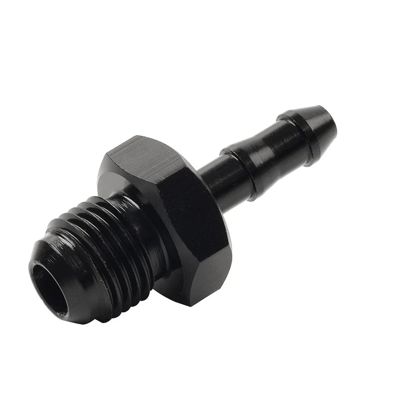 Oil Fuel Hose Adapter 6AN AN6 Male to 1/4" Barb Push Lock Fitting