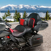 Harley Road Glide Driver Passenger Seat & Backrest Pad (2014 - 2023)