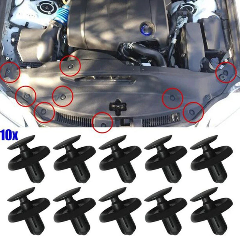 Toyota Camry, Lexus 10 x Engine Under Cover Clip Retainer Fasteners (2007-2023)