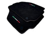 Ferrari 488 Spider Black Alcantara Floor Mats (2015-2020)