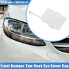 Mercedes-Benz C300 W204 2008-2011 White Bumper Tow Hook Cover
