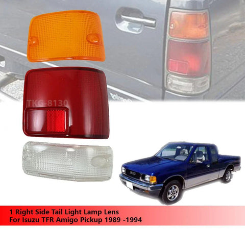 Honda Passport, Isuzu Pickup, Amigo RH Rear Tail Light Lens (1994-2002)