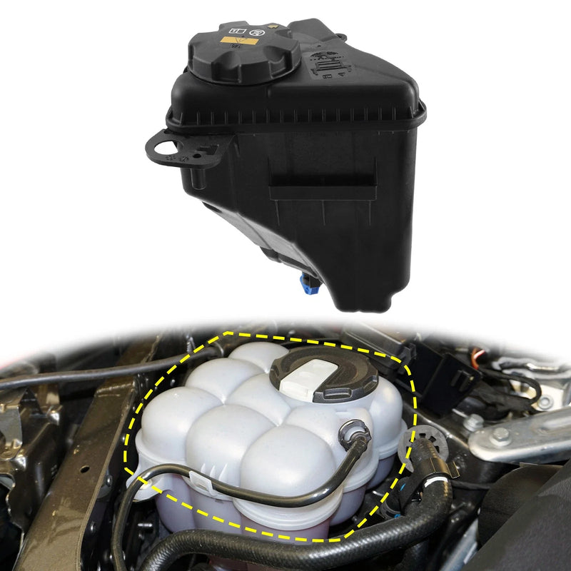 BMW Coolant Radiator Reservoir Tank with Cap and Sensor (2019)