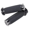 Honda Yamaha Suzuki Kawasaki 2 x Black Motorcycle Handlebar Grips