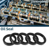 Make Model Oil Seal 35x45x10mm NBR Rubber Black 5Pcs
