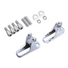 Harley Touring Road King Glide Chrome Rear Passenger Foot Pegs (1993-2025)