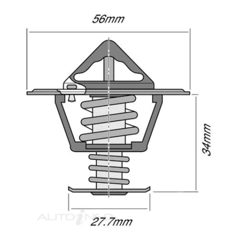 Toyota Hilux RZN169 RZN174 RZN185 2.7L 3RZ-FE Thermostat (1995-2002)