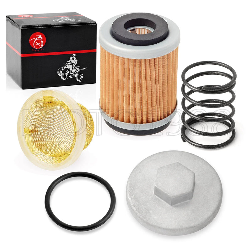 YAMAHA MOTO-4 TRI-MOTO 200 / 225 Oil Drain Plug CAP Spring Oil Filter STRAINER