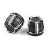 Harley Softail Touring Street Glide Front Axle Nut Cap Covers