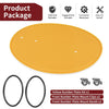 Honda Z50 Z50R Yellow Front Plate & Clips & Bands Mount Kit (1979–1987)