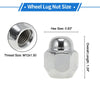 Hyundai Accent 4 x M12x1.5 Wheel Lug Nuts (2007-2009)
