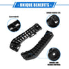 Toyota Camry Black Pair Front Left Right Bumper Brackets Support Cover