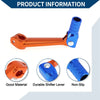 Bosuer M5 Orange Lever Blue Head Shifter Lever Folding
