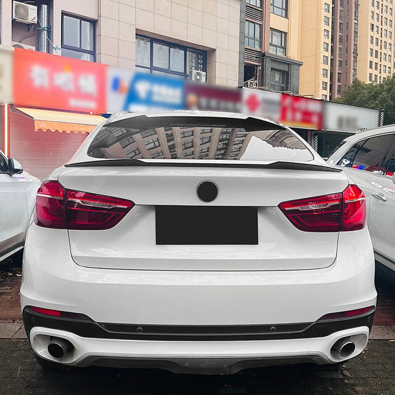 BMW X6 F16 X6M (2014-2020) Gloss Black Rear Boot Spoiler Lip