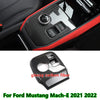 Ford Mustang Mach E Carbon Fiber Gear Shift Cover Trim (2021–2022)