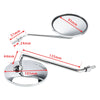 Honda SS50 Dax Z50 Monkey Mirror Pair Chrome 8mm Right Hand Thread (1970-1980)