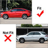 Benz GLE Class Coupe Carbon Fiber Rear Bumper Splitter Canard Fins (2020-2024)