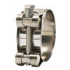 Motorcycle 52mm-55mm Exhaust Pipe Clamp Stainless Steel