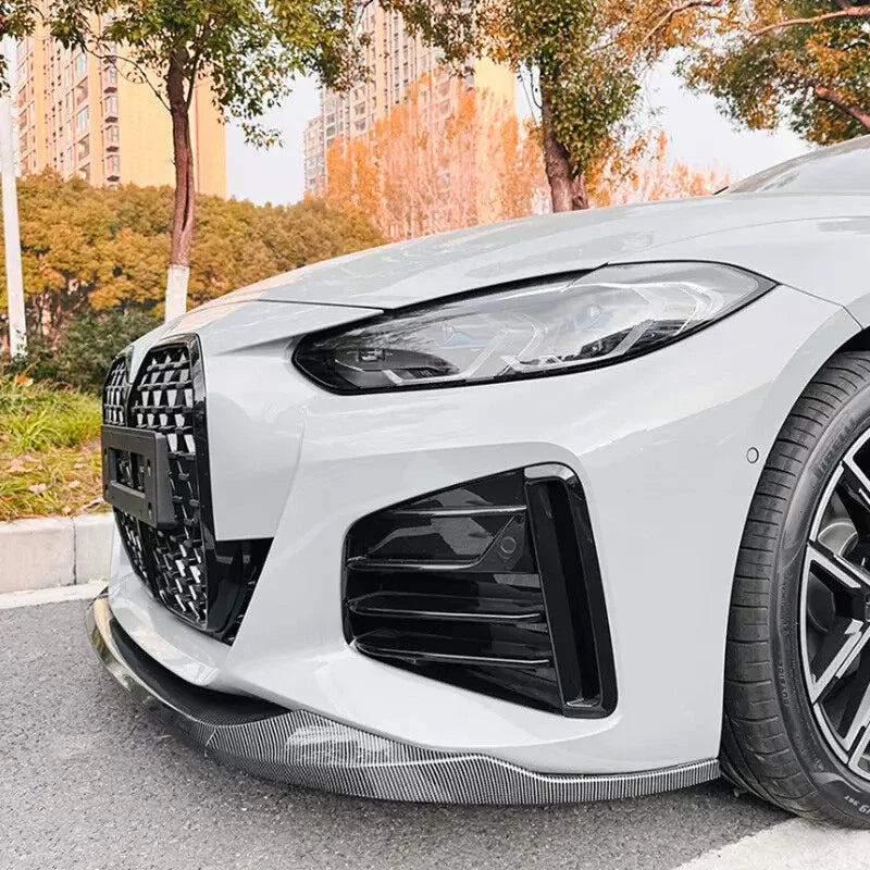 BMW 4 Series G26 M Sport Sedan Front Lip Bumper Spoiler (2020+)
