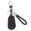 Peugeot 508, Citroen C6 Leather Remote Key Fob Cover Case (2008-2018)