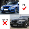BMW 2 Series F22 F23 Closed Mesh Front Bumper Fog Light Grille Right (2014-2021)