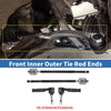 Chevrolet Equinox 4x Front Inner Outer Tie Rod End Link (2010-2017)