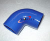 Intake Pipe - Blue 2" 51mm Silicone 90° Elbow Hose Bend