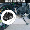 BMW S1000RR 1 Set Aluminum Black Motorcycle Kickstand Pad (2019 - 2023)