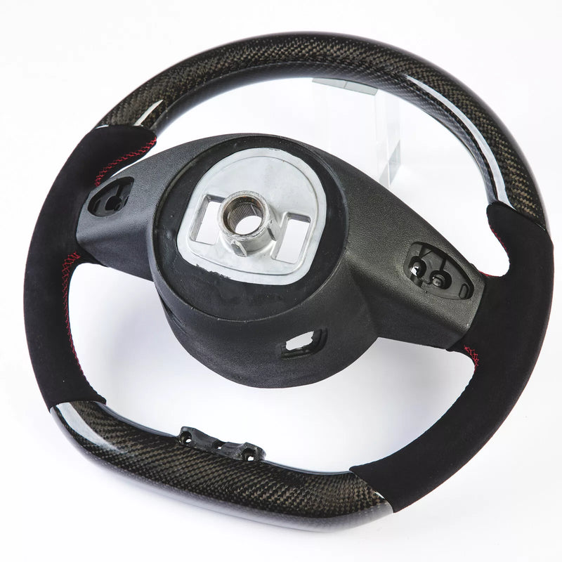 Mercedes Benz C-Class W205 Flat Steering Wheel Carbon Suede (2015-2021)