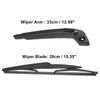 Volvo V70 15" Rear Windshield Wiper Blade Arm Set (2004-2007)