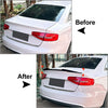 Audi A4 B8 B8.5 S4 Sedan (2009-2016) Carbon Fiber Rear Trunk Lip Spoiler