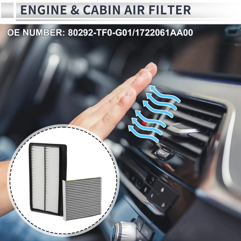 Honda Pilot 3.5L Engine Cabin Air Filter Combo (2023-2024)